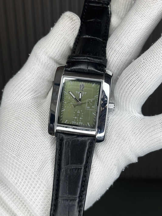 Tisso t T Trend Silver Green Premium Chronograph Watch