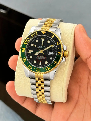 Rolex GMT Green Bazel Two Tone