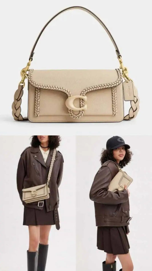 Coatchh Tabby 26 Braided Medium Shoulder Bag High End Quality With OG Box